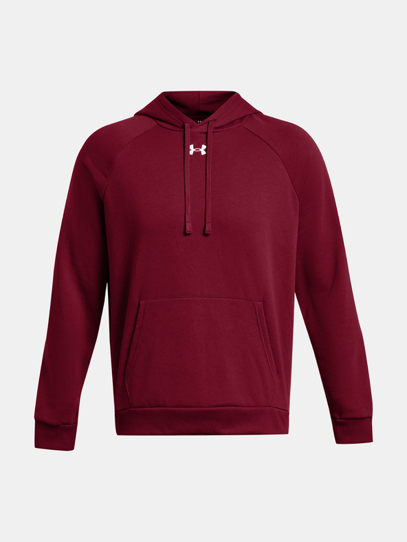 Under Armour Moški pulover  Under Armour UA Rival Fleece Hoodie-RED