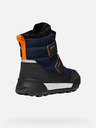 Geox Tmavo modrá chlapčenská zimná obuv Geox Trekkyup B Abx