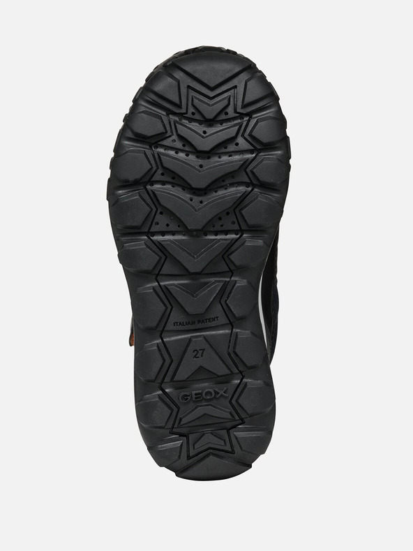 Geox Tmavo modrá chlapčenská zimná obuv Geox Trekkyup B Abx