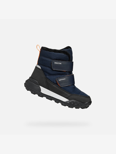 Geox Tmavo modrá chlapčenská zimná obuv Geox Trekkyup B Abx