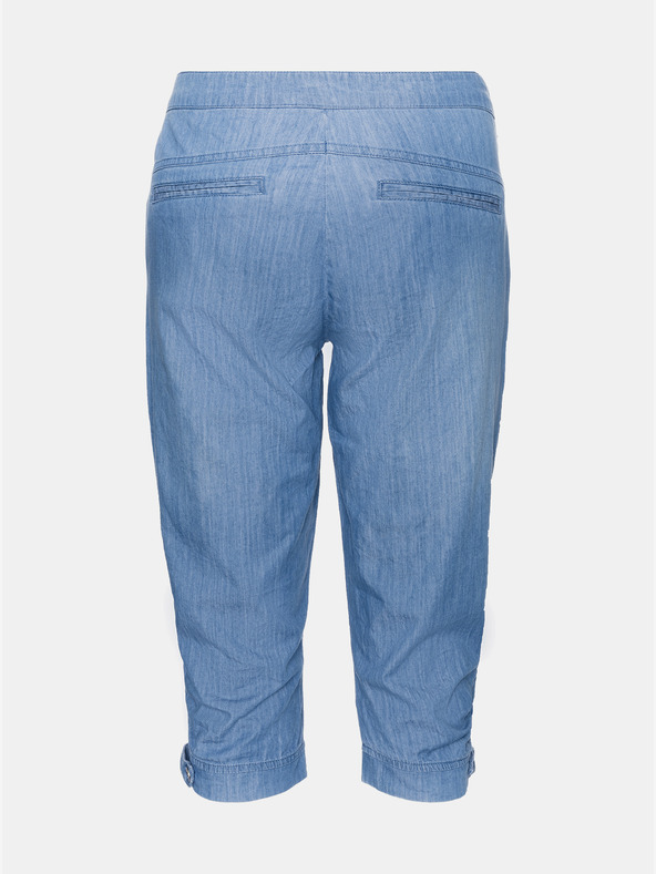 Sam 73 Modre ženske hlače iz džinsa 3/4 SAM 73