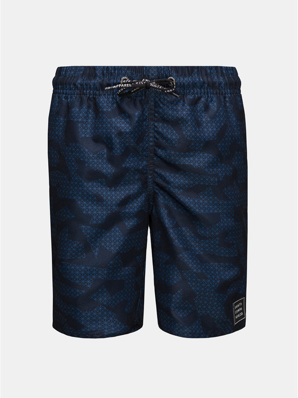 Sam 73 Temno modre fantovske vzorčaste kopalke SAM 73