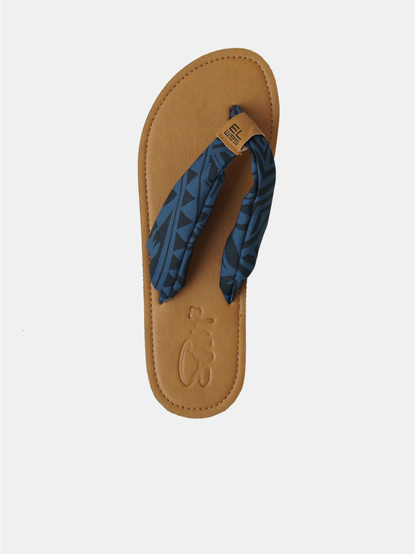 Sam 73 Modre ženske japonke z vzorcem SAM 73