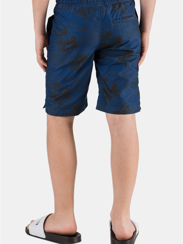 Sam 73 Temno modre fantovske vzorčaste kopalke SAM 73