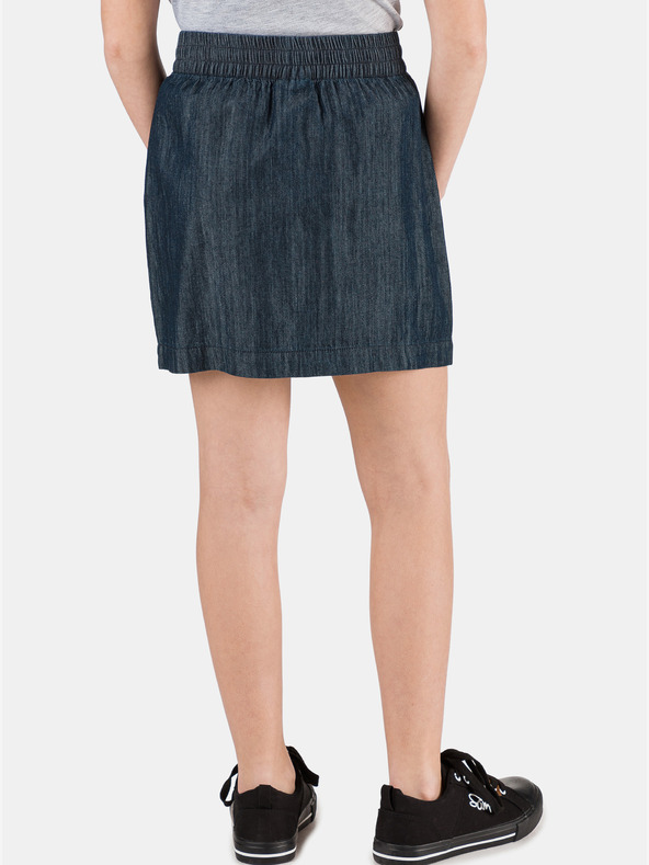 Sam 73 Temno modro dekliško krilo iz džinsa z gumbi SAM 73