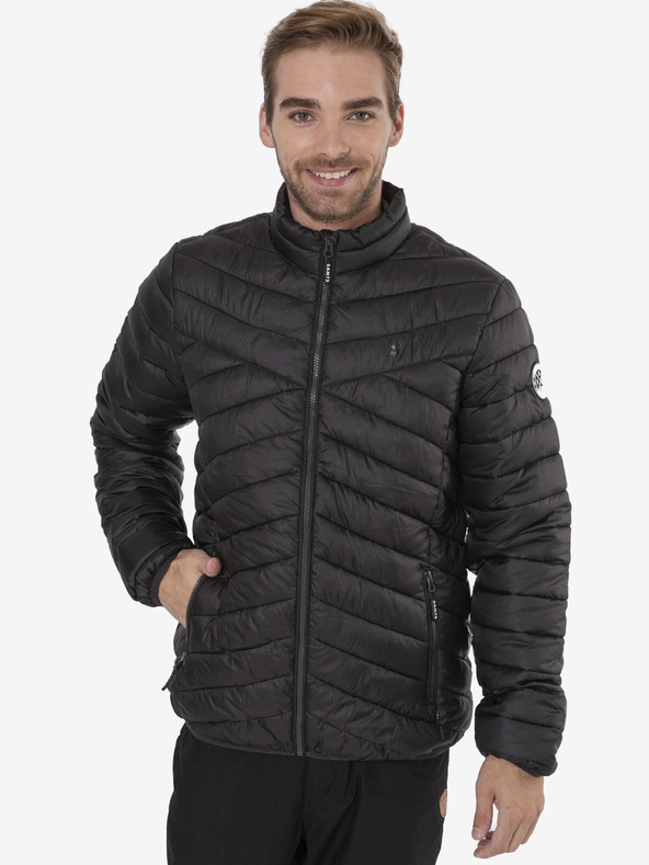 Sam 73 Črna moška zimska prešita jakna Sam 73