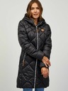 Sam 73 Črna ženska prešita jopa s kapuco Sam 73