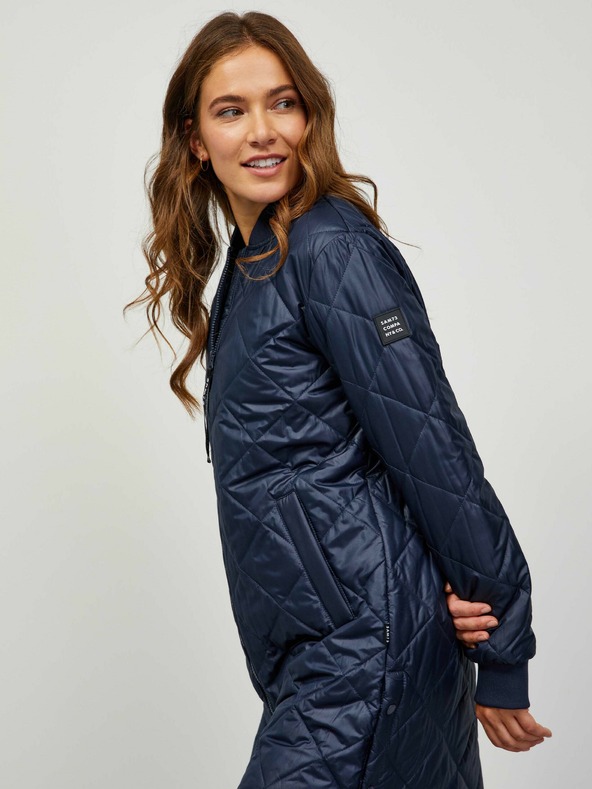 Sam 73 Temno modra Ženski prešiti plašč Sam 73