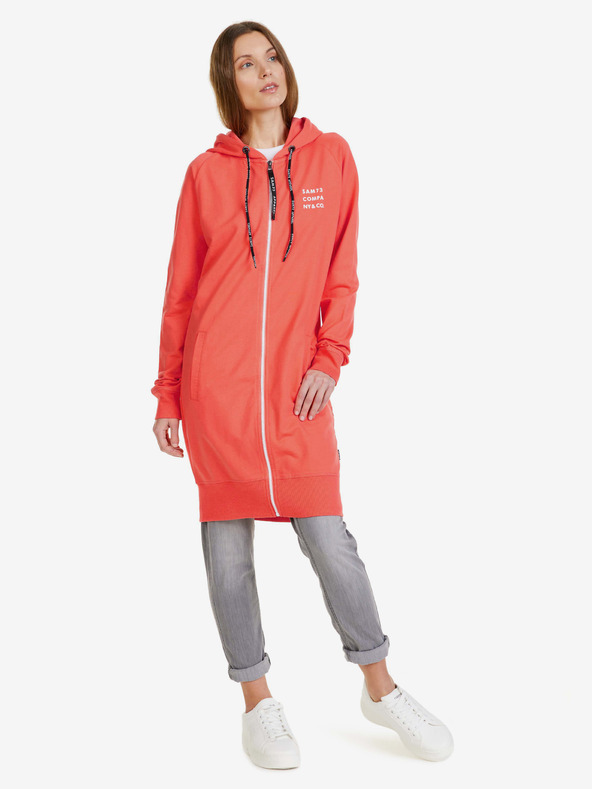 Sam 73 Oranžna podaljšana ženska jopa SAM 73 Margaret