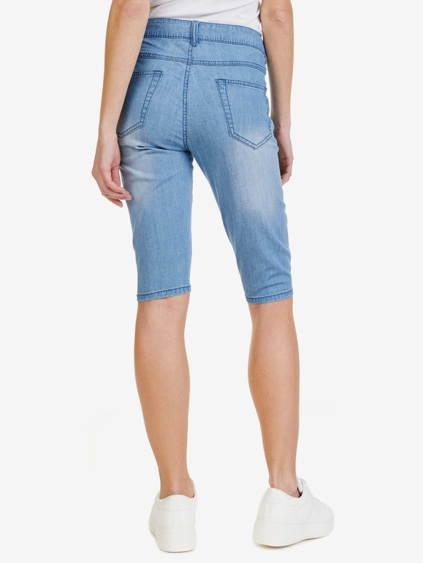 Sam 73 Modre ženske kratke hlače iz džinsa SAM 73 Cora