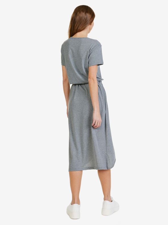 Sam 73 Svetlo siva ženska midi obleka SAM 73 Gaia