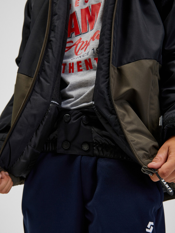 Sam 73 Kaki-črna otroška jakna SAM 73 Kimia