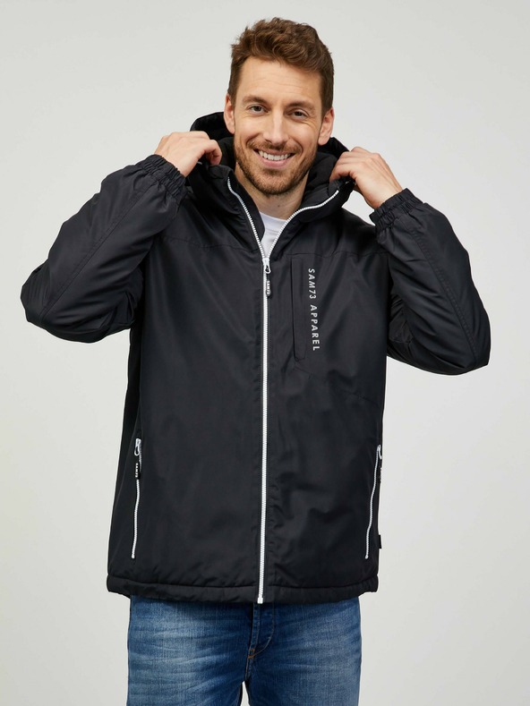 Sam 73 Črna moška lahka jakna SAM 73 Sigmund