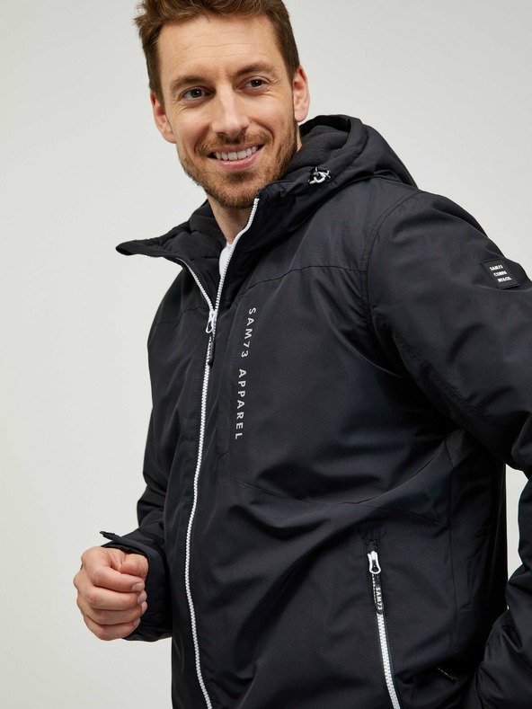 Sam 73 Črna moška lahka jakna SAM 73 Sigmund