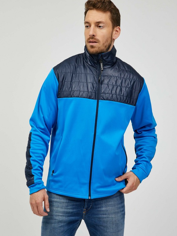 Sam 73 Modra moška jopa z zadrgo SAM 73 Judin