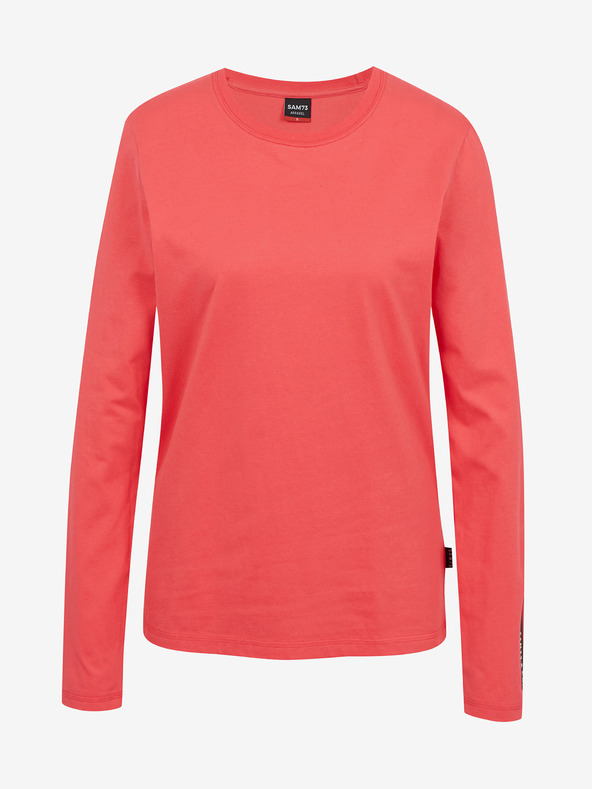 Sam 73 Temno rožnata ženska majica z dolgimi rokavi SAM 73 Sariol