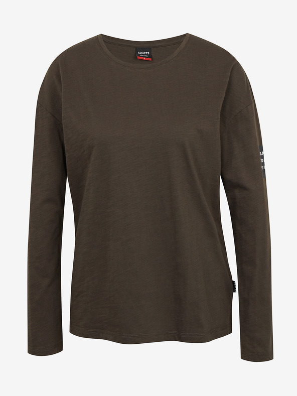 Sam 73 Kaki ženska majica z dolgimi rokavi SAM 73 Ariasa