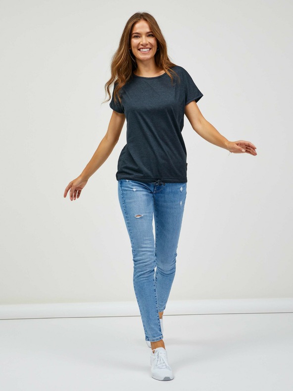 Sam 73 Črna ženska majica SAM 73 Kaufi