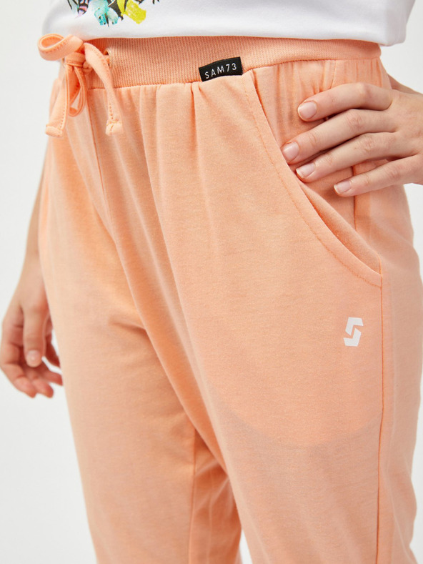 Sam 73 Marelične dekliške tričetrtinske trenirke SAM73 Rudolph