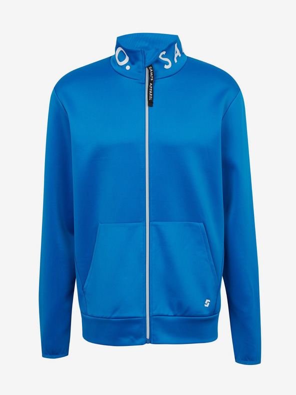 Sam 73 Modra moška majica z zadrgo SAM73 Stephen