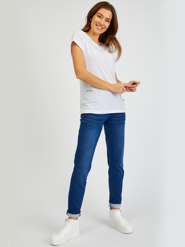 Sam 73 Bela ženska majica SAM73 Dorado