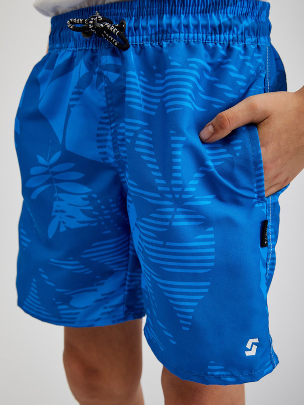 Sam 73 Modre deške vzorčaste kopalke SAM73 Sanjeev