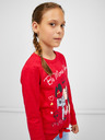 Sam 73 Rdeča dekliška majica z dolgimi rokavi SAM 73 Vadania