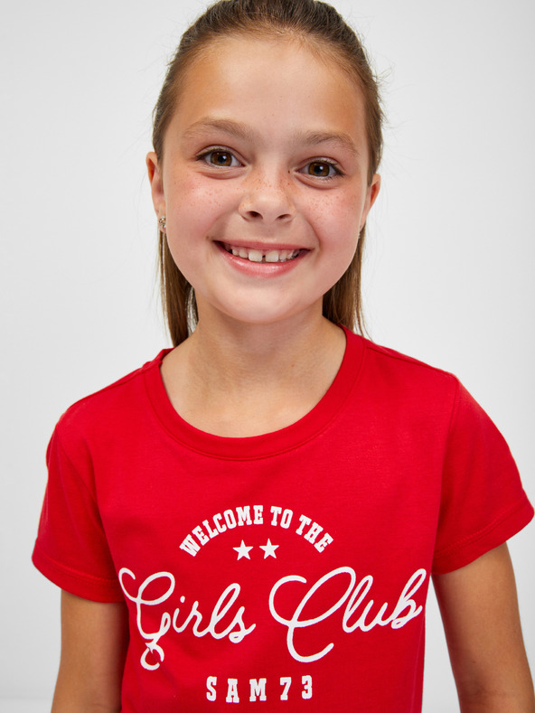 Sam 73 Rdeča dekliška majica SAM 73 Janli