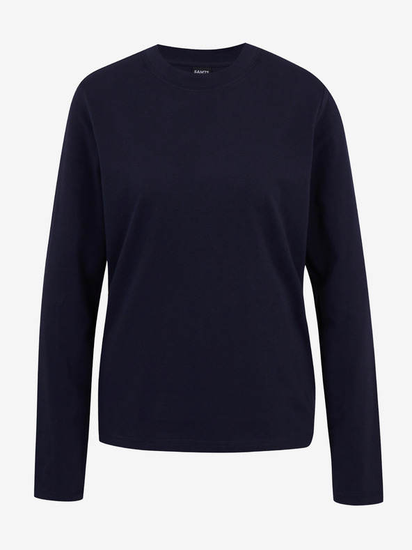 Sam 73 Temno modra ženska majica z dolgimi rokavi SAM 73 Zira