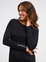 Sam 73 Črna ženska majica z dolgimi rokavi SAM 73 Patty
