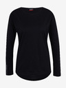 Sam 73 Črna ženska majica z dolgimi rokavi SAM 73 Patty