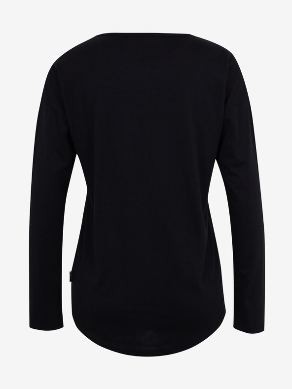 Sam 73 Črna ženska majica z dolgimi rokavi SAM 73 Patty