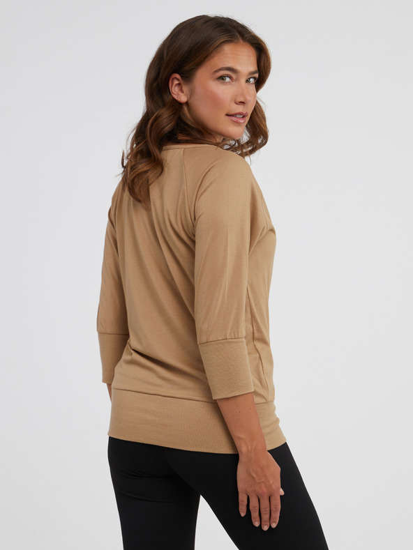 Sam 73 Svetlo rjava ženska majica SAM 73 Selma