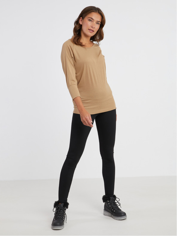 Sam 73 Svetlo rjava ženska majica SAM 73 Selma