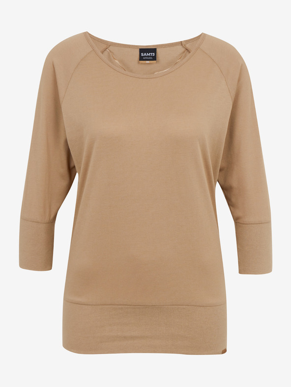 Sam 73 Svetlo rjava ženska majica SAM 73 Selma