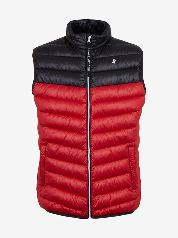 Sam 73 Črno-rdeča moška prešita jopica SAM 73 Potter