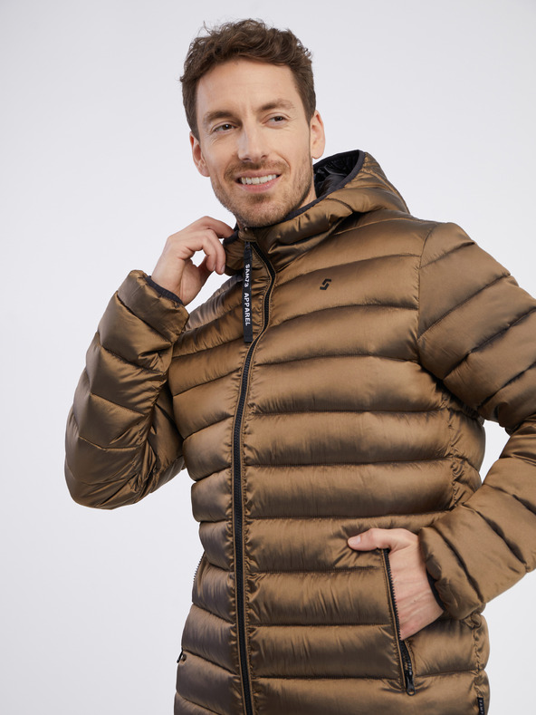 Sam 73 Rjava moška prešita jakna SAM 73 Spider