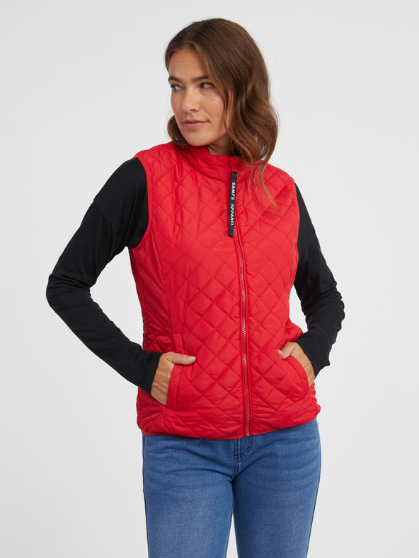 Sam 73 Rdeča ženska prešita kapuca SAM 73 Pictor