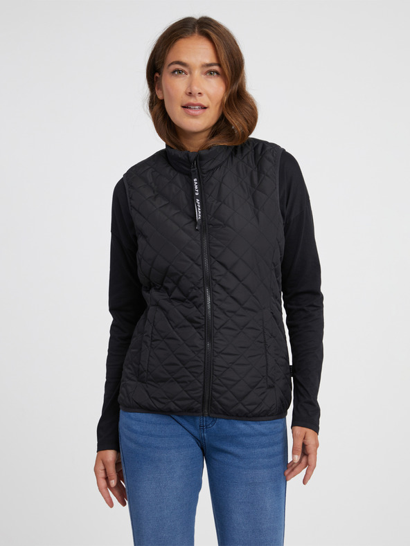 Sam 73 Črni ženski jopiči SAM 73 Pictor Quilted Vest