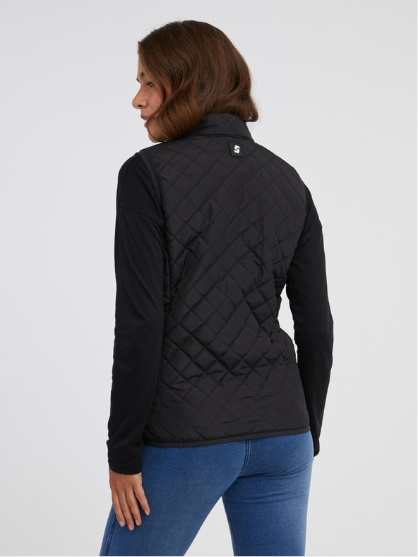 Sam 73 Črni ženski jopiči SAM 73 Pictor Quilted Vest