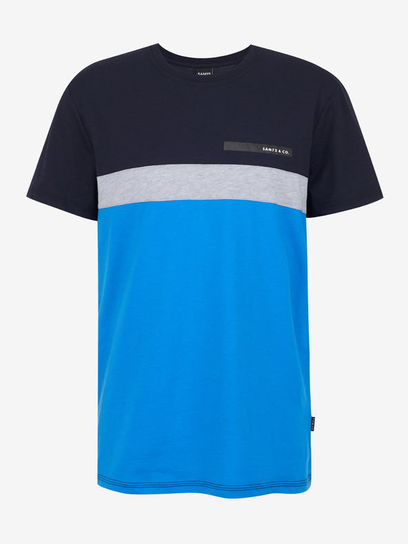 Sam 73 Modro-črna moška majica SAM 73 Ernesto
