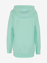 Sam 73 Turkizna ženska jopa s kapuco na zadrgo SAM 73 Lisa