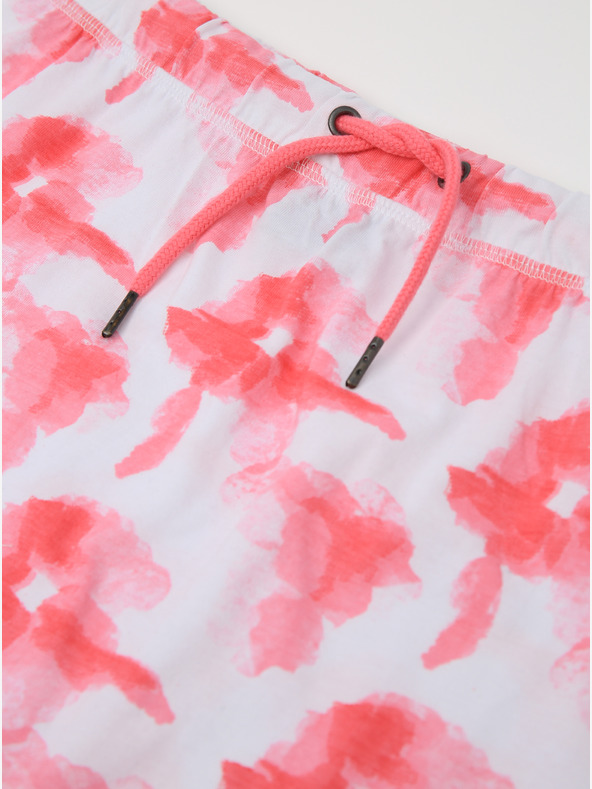 Sam 73 Belo-rožnato dekliško vzorčasto krilo SAM 73