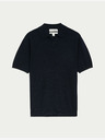 Marks & Spencer Pletena polo majica iz čiste zelo fine merino volne Marks & Spencer mornarsko modra