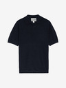 Marks & Spencer Pletena polo majica iz čiste zelo fine merino volne Marks & Spencer mornarsko modra