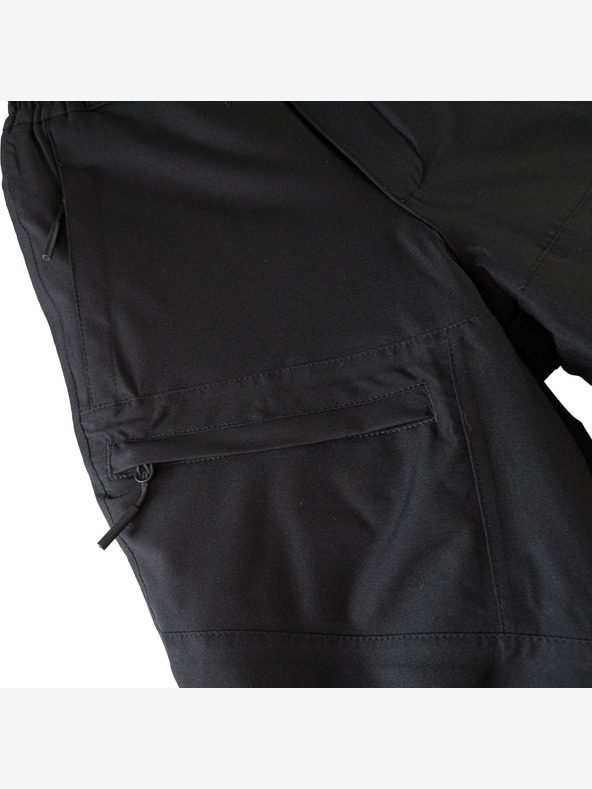 ALPINE PRO Otroške smučarske hlače s ptx snežno membrano ALPINE PRO MERONO črne