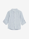 Marks & Spencer Srajca brez ovratnika iz visokega platna (1-8 let) Marks & Spencer modra