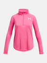 Under Armour Dekliška majica Under Armour Tech Graphic 1/2 Zip-BLK