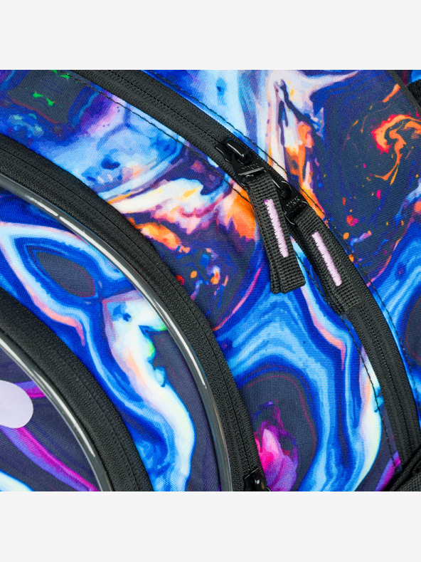 BAAGL  Vijolični šolski komplet - nahrbtnik, peresnica, torba Baagl Core Marble