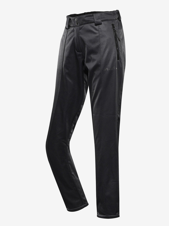 ALPINE PRO Ženske smučarske softshell hlače ALPINE PRO UFEDA črne različica pa